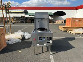 NSF 16 inches 1 hole Chinese Wok Range With waterfall TC-W1L1 NG