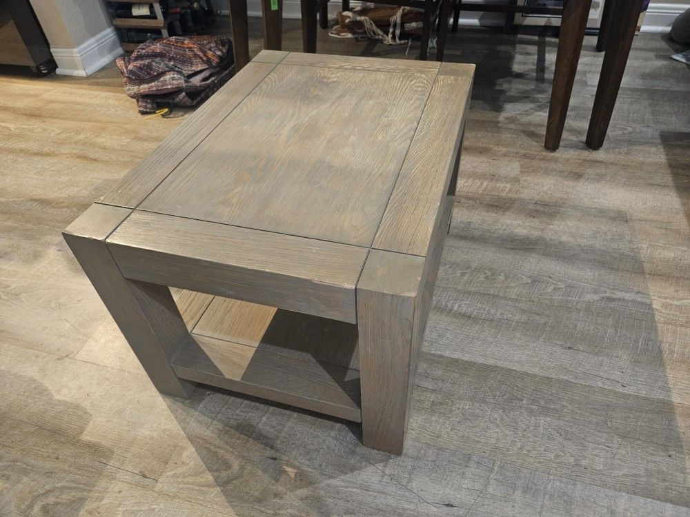 Solid Wood End Table