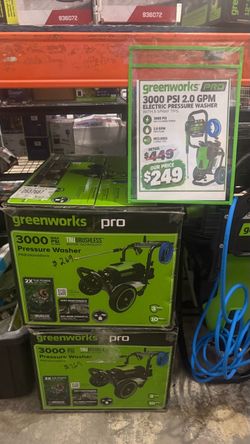 Greenworks 3000PSI Pressure Washer