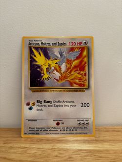 Pokémon Jumbo Promo Card Articuno, Moltres Zapdos OG 1(contact info removed) Ungraded