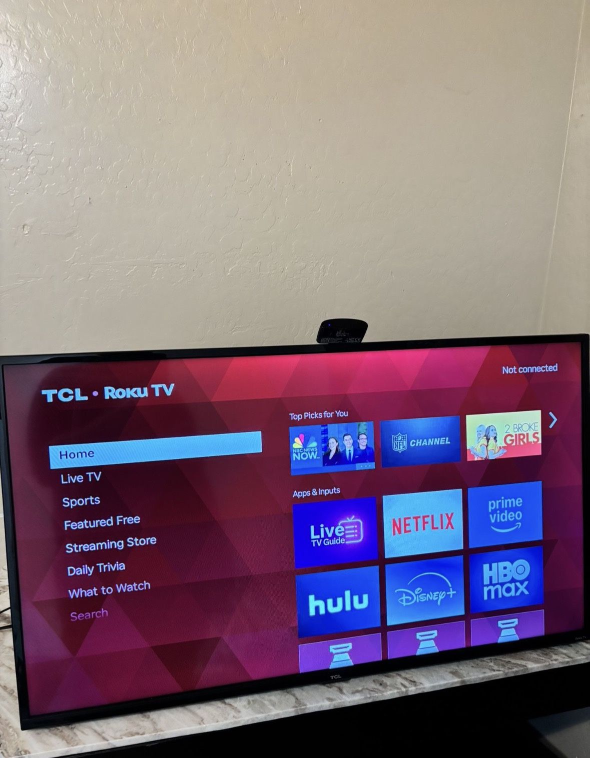 50” 4K TCL Roku Smart TV