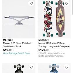 Mercer LongBoard, skateboard!!