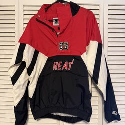 Miami Heat Starter 1/4 Zip Jacket Small