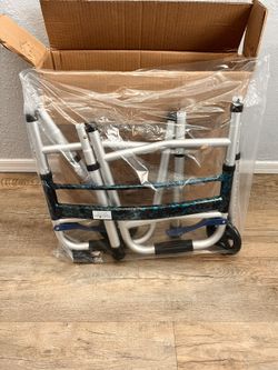 Compact Folding Walker, Standard Walker with 5 inch Wheels and Trigger Release.