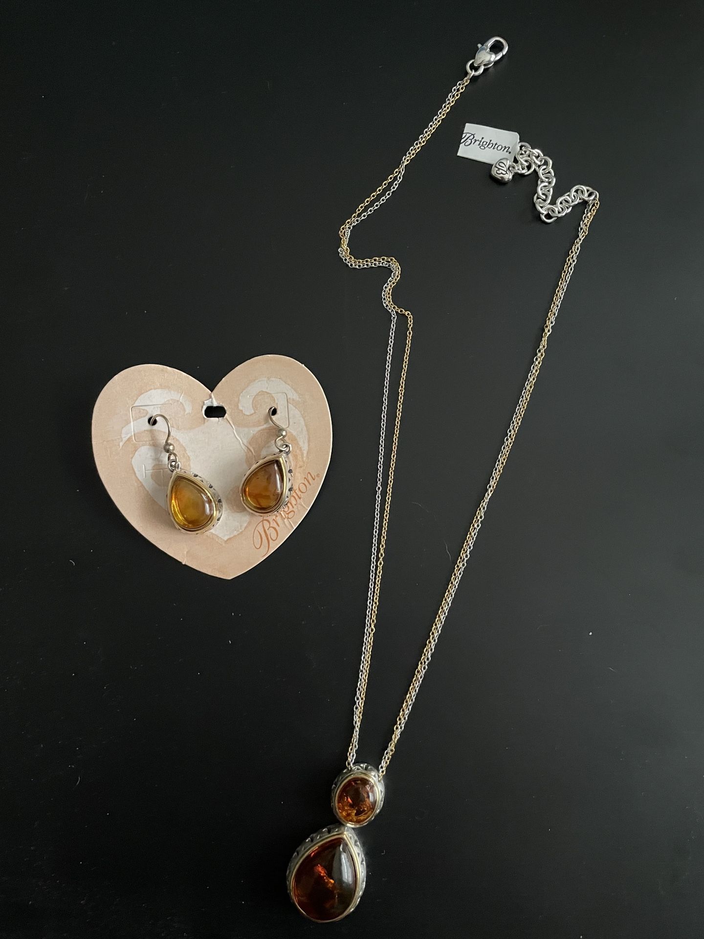 Brighton Bernstein French Wire Earrings & Necklace