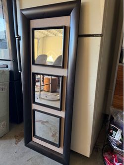 Triple Panel Wall Mirror