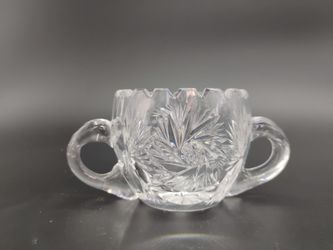 CRYSTAL SUGAR BOWL