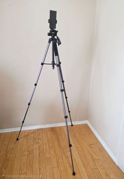 Camera Tripod with Phone Mount 74 inches