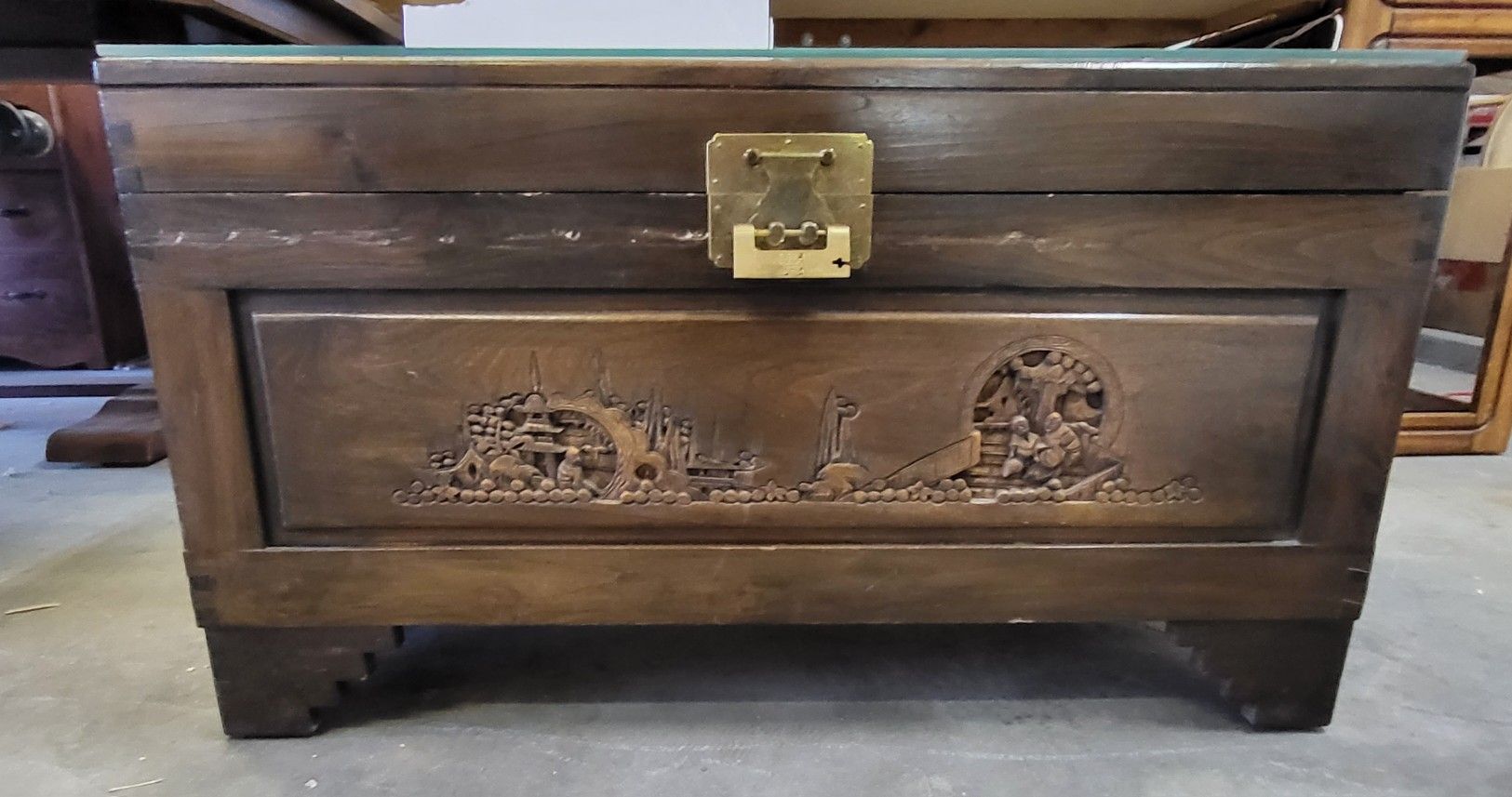 Oriental Solid Wood Chest