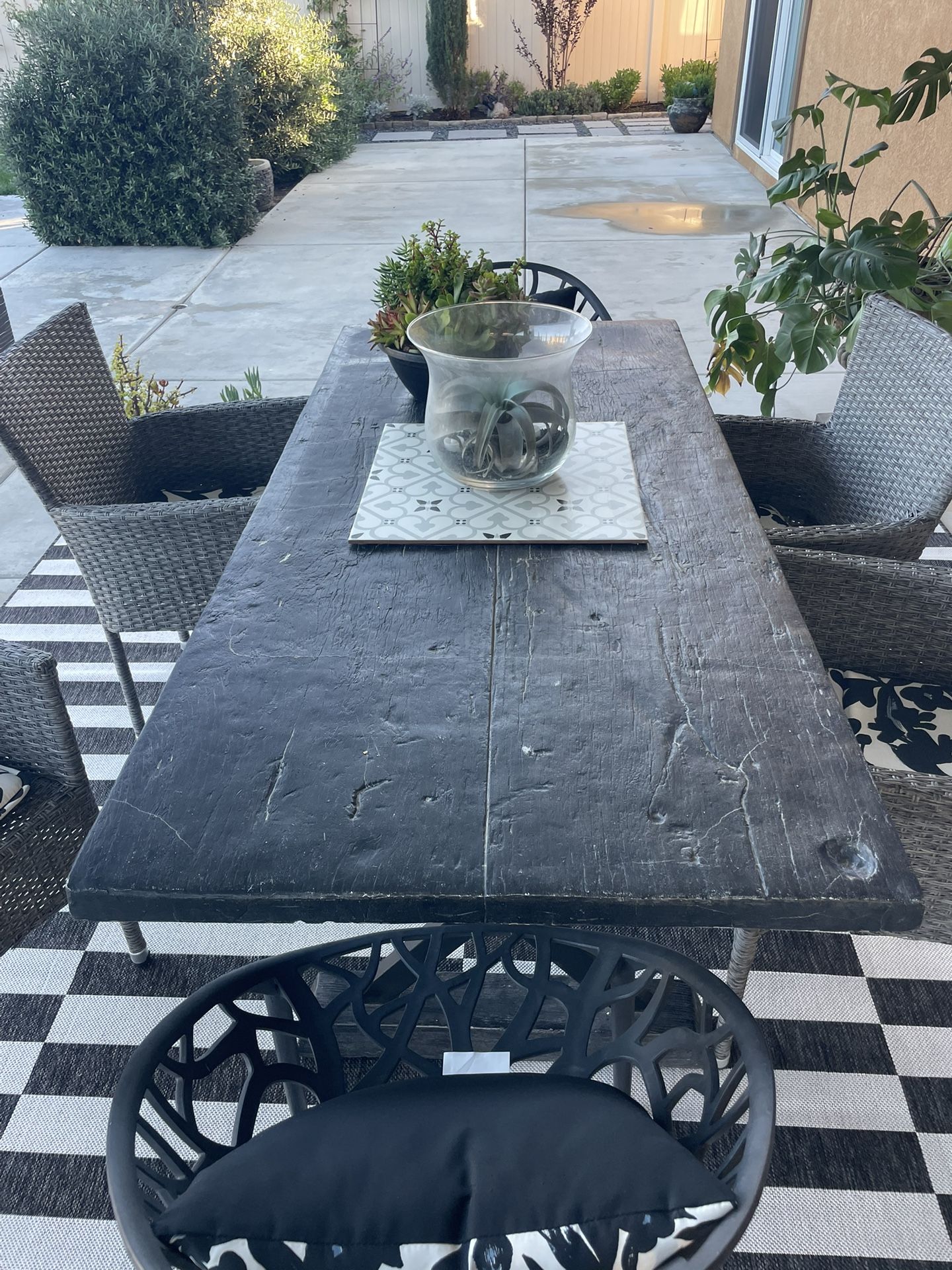 Concrete Outdoor Table