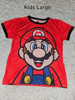 Super Nintendo World boys Mario T-shirt size large