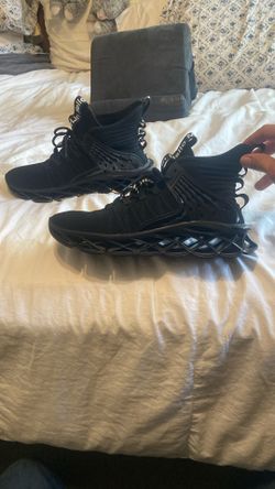 All Black, Expensive Basketball Shoes ..Hello Mr. Lin 