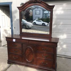 Dresser And Mirror