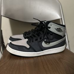AJKO Jordan Grey/Black Canvas