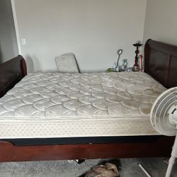 Full Size Bed Frame & mattresses $250