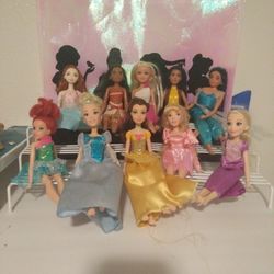 Barbie Disney Princesses Collection 10 Dolls