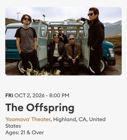 The Offspring Tickets