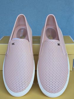 🌸 Michael Kors Women's Pink Slip On Sneakers Size 9, 9.5 & 10 Only 🌸