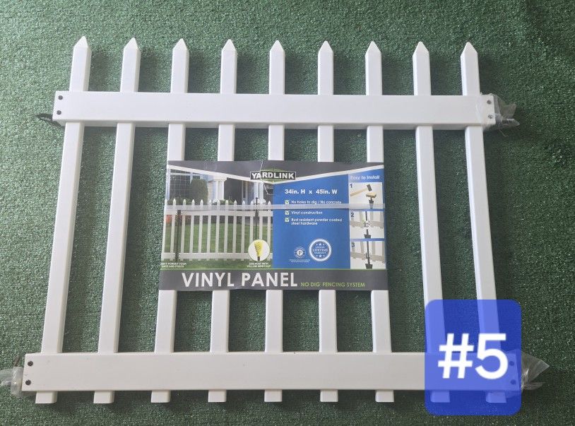 Vinyl Panel Fencing 34x45