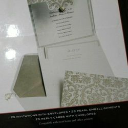 50 Blank Wedding Invitations 