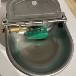 Automatic Animal Drinking Water Bowl With Float 1/2 Inch Inlet Pipe 