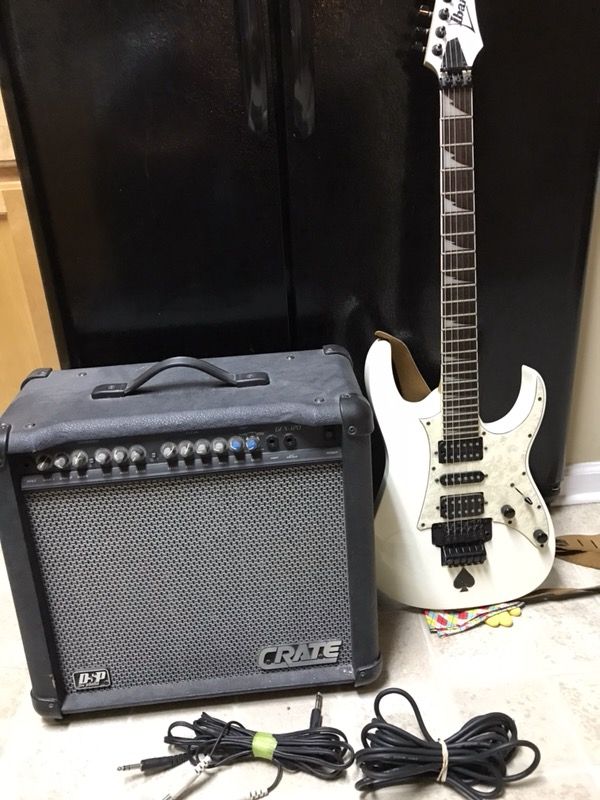 Ibanez RG250DX + Crate GFX120 amp