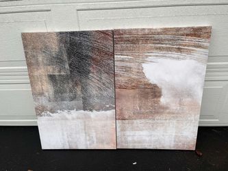 Large Canvas Pictures X2