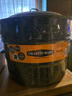 Granite Ware Porcelain Steel Canner with Lid
