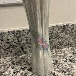 Mother of pearl vase 7 1/2 inches tall
