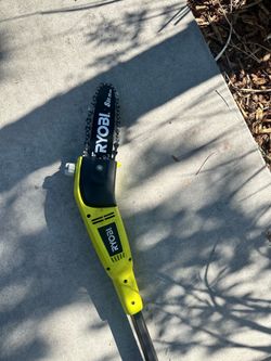RYOBI 8” Electric Pole Saw with Extension Pole – Works Great