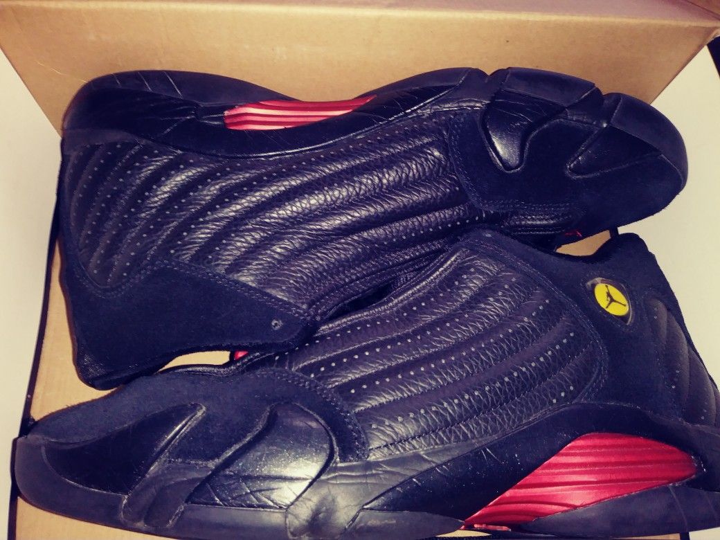 Last Shot Jordan 14 Size 12 Retro Air Jordan 14 (Last Shot) Size 12