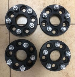 1 inch (25mm) wheel spacers, 5x100, 12x1.25 studs, 56.1 hub bore for Subaru WRX, BRZ, Impreza, forester, crosstrek, FRS