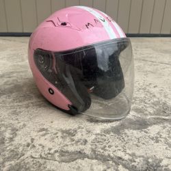Scooter / Moped / Motorcycle Helmet Pink Medium