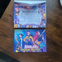 Demon Hunter Invitations $5