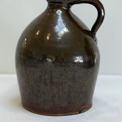 Antique Brown Stoneware Jug Beehive Jug 8.5”