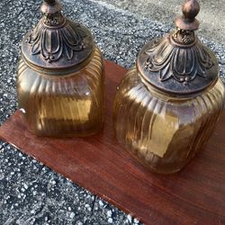 Antique Glass Jars