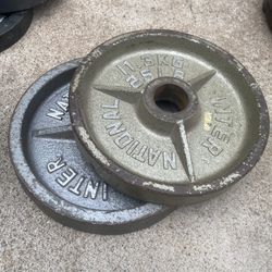 2-25lb Olympic Weight Plates 