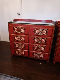 2 Antique/vintage His & Hers Dressers