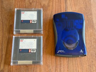 Iomega Zip 250 USB drive w/ 2x 100MB disks