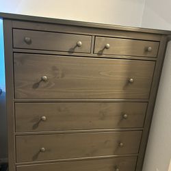 Hemnes 6 Drawer Chest Gray