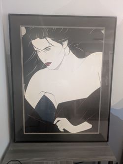 Patrick Nagel Vintage Framed Print Jennifer Dumas