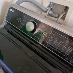 LG brand washer and dryer