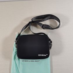 Off-White Nylon Crossbody Bag