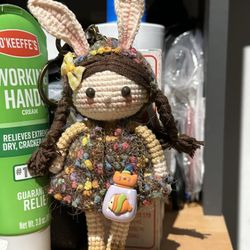 Bunny Rabbit Girl Crochet Doll