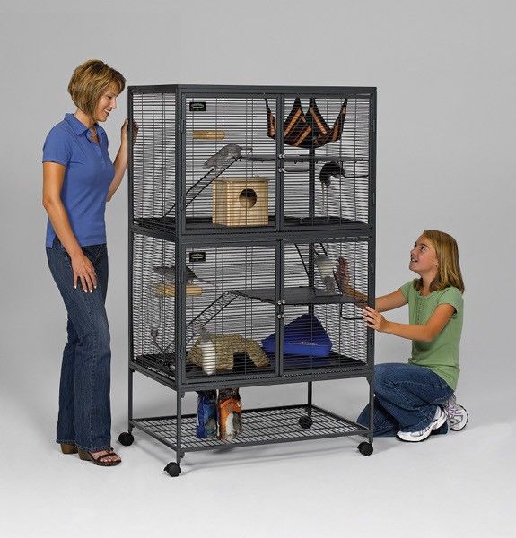 2 level small animal / pet cage