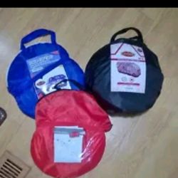 3 Kids Pop Up Play Tents Tunnel Vehicles