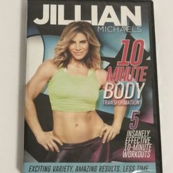 NEW Jillian Michaels 10-Minute Body Transformation DVD