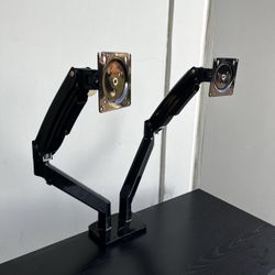 Brand New Dual Monitor Mount Stand Desktop Clamp On Heavy Duty Computer Monitor Mount 