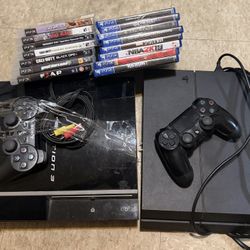 Sony PlayStation 3 PS4 Video Game Console With Games Tekken Resident Evil Systems 