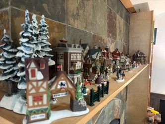 Vintage Christmas village lot